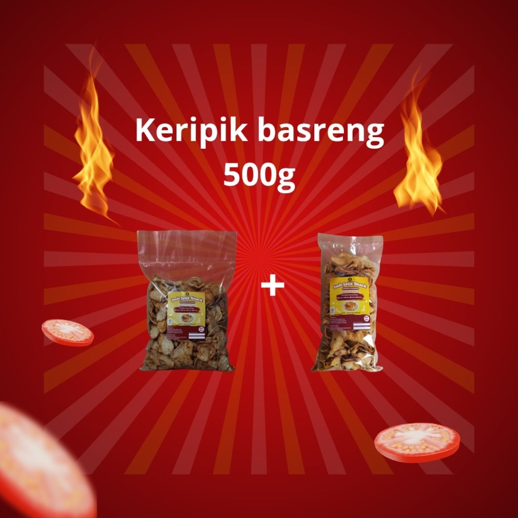 

Basreng daun Jeruk Paket Bundling 250g dan 500g