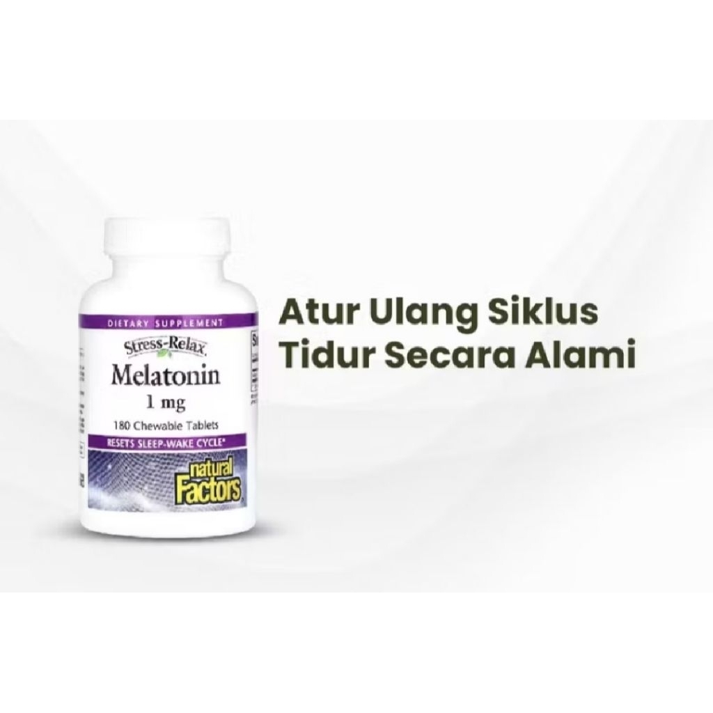 Natural Factors Melatonin 1 mg