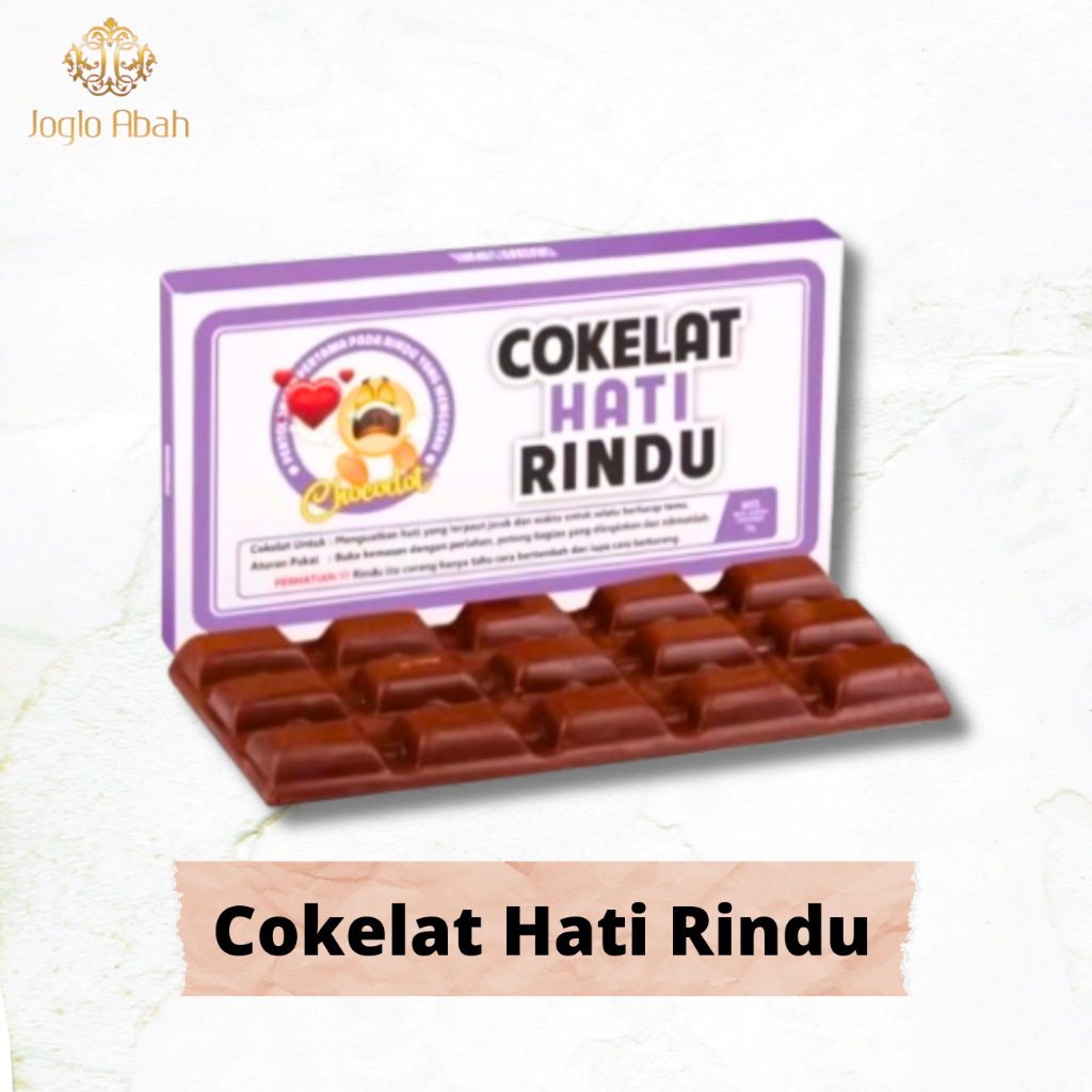 

Cokelat Hati Rindu Chocodot -Joglo Abah