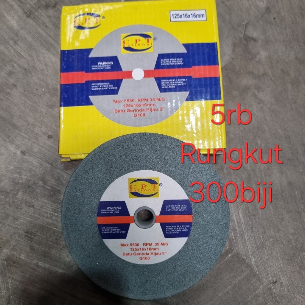 batu gerinda hijau poles gerinda duduk 5 inch