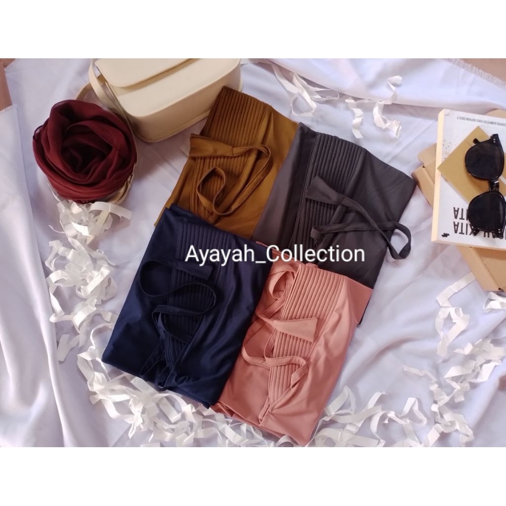 Hijab Bergo Jersey Tali Instan/Hijab Bergo Jersey Premium/Hijab Bergo Tali