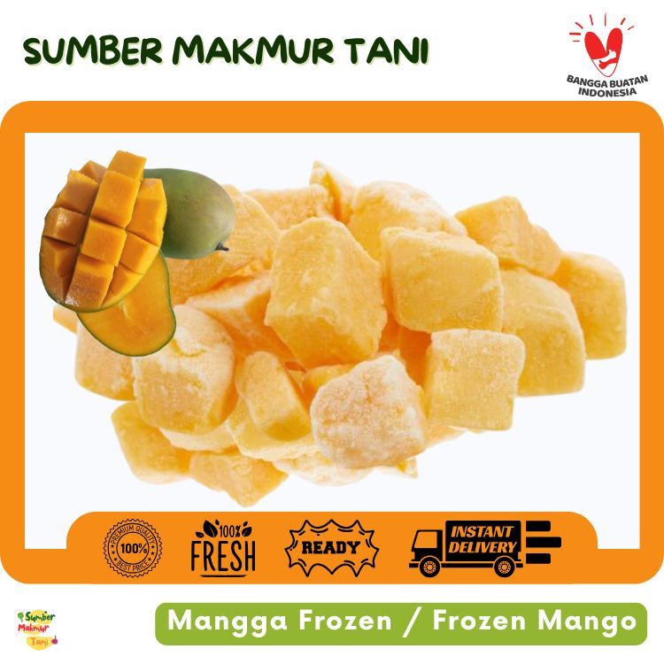 

Mangga Frozen 500 gr/ Frozen Mango / Mangga Harumanis Beku – 100% Buah Asli, Cocok Untuk Jus