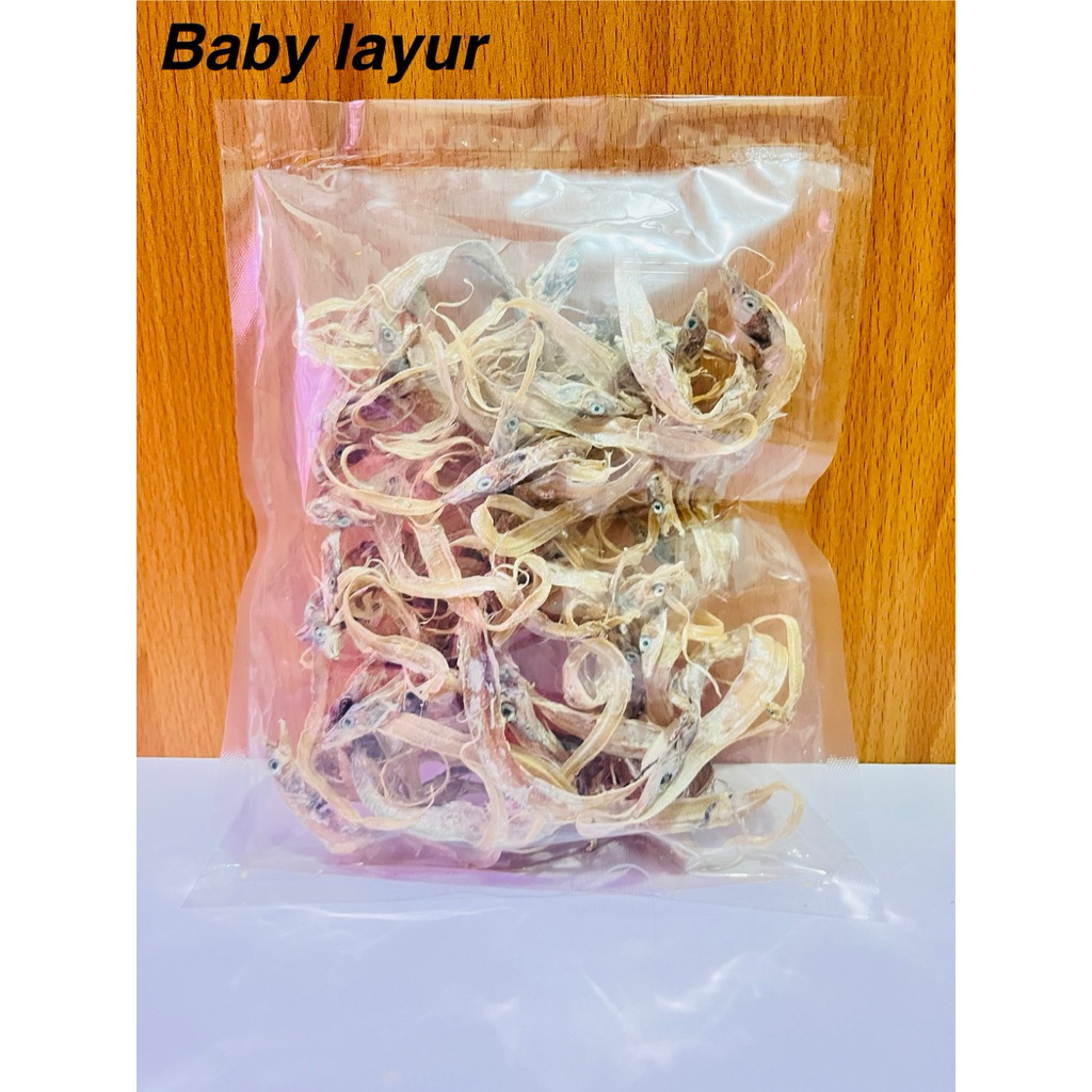 

Ikan Asin Tawar BABY LAYUR No pengawet ( super)