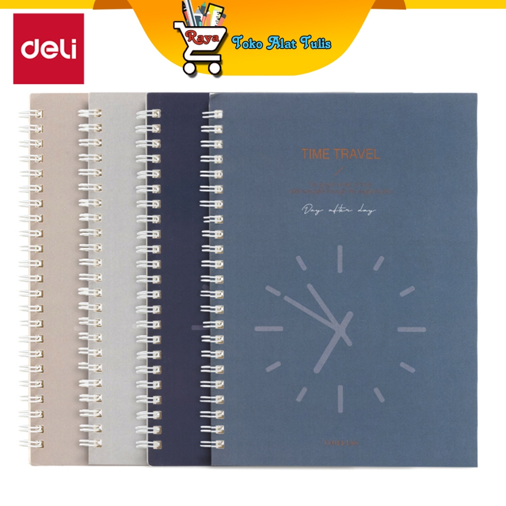 

Deli Spiral Notebook A5 60sheets EN056