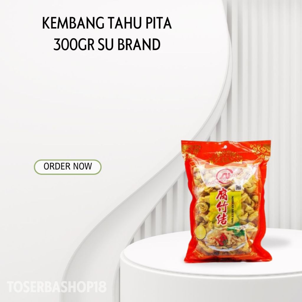 

Kembang Tahu Pita 300gr SU Brand / Soybean Sheet Knot