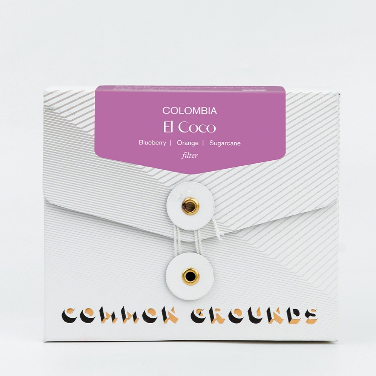 

Common Grounds Single Origin Filter Coffee : Colombia El Coco