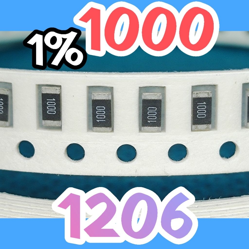 10pcs Chip resistor smd 1000 101 100R 1% size 1206 3216 100 ohm 100ohm