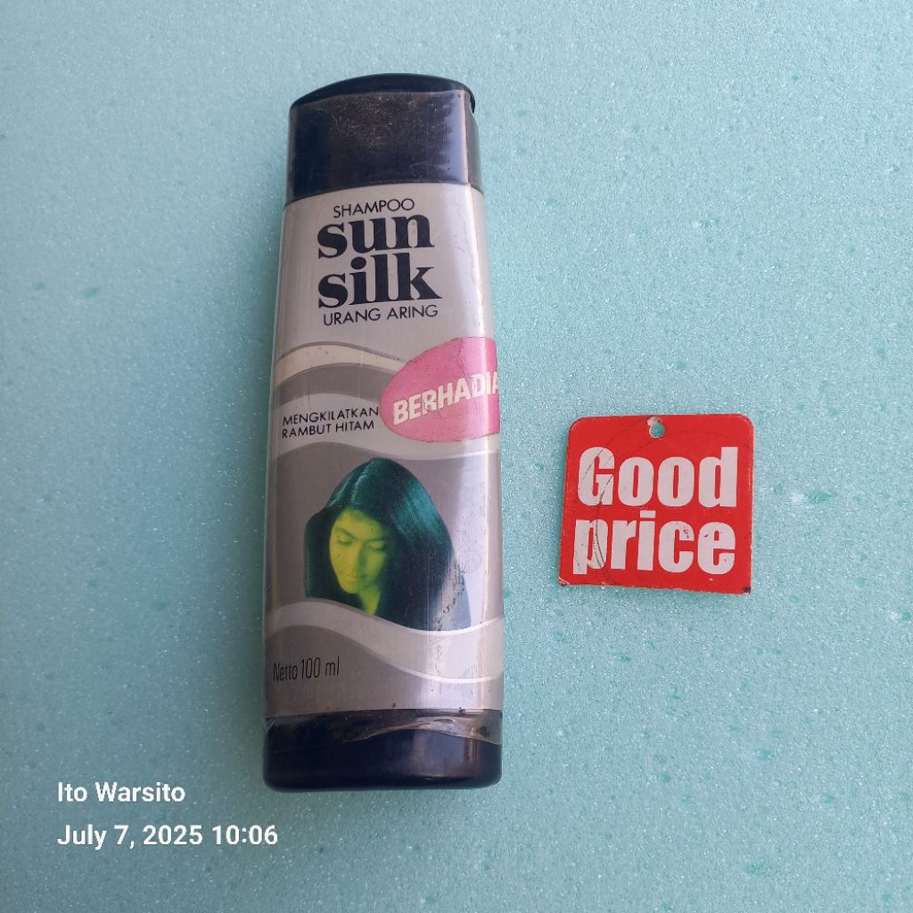 Shampoo Sunsilk hitam jadul untuk properti galeri