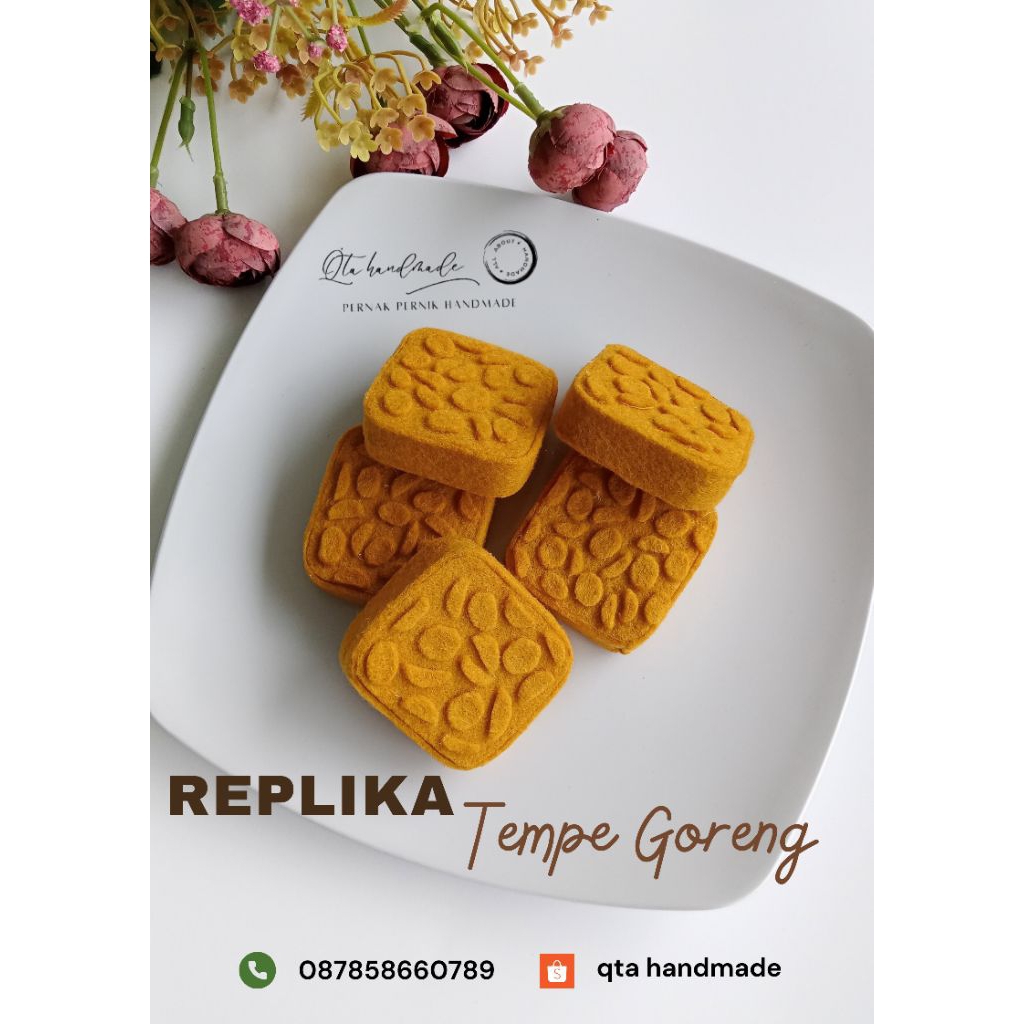 [ 1 PC ] REPLIKA MAKANAN REPLIKA LAUK PAUK DARI KAIN FLANEL MAINAN EDUKASI DARI FLANEL