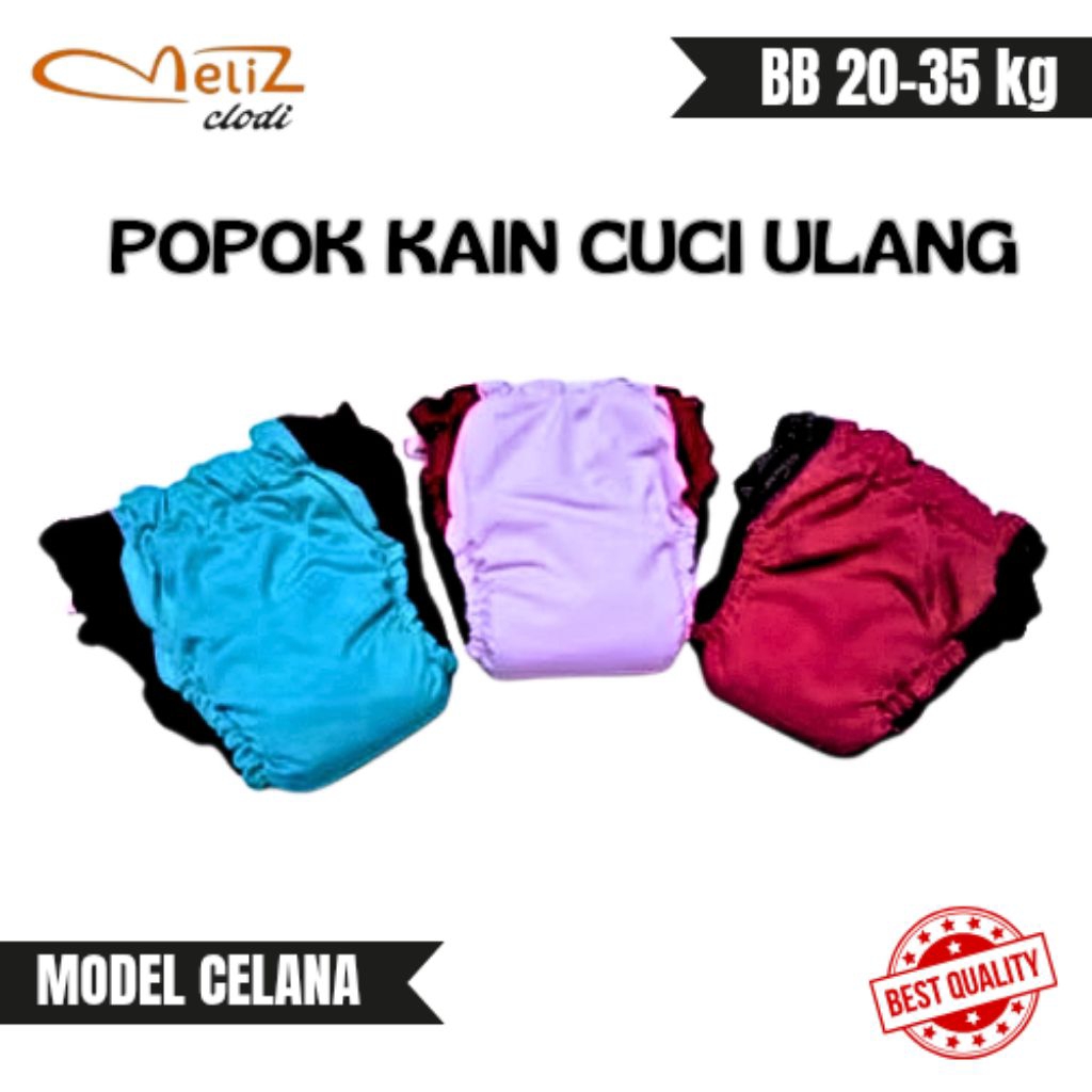 Clodi Dewasa, popok BB 20-35 Kg. clodi Dewasa, Popok kain cuci ulang, clodi lansia, popok murah