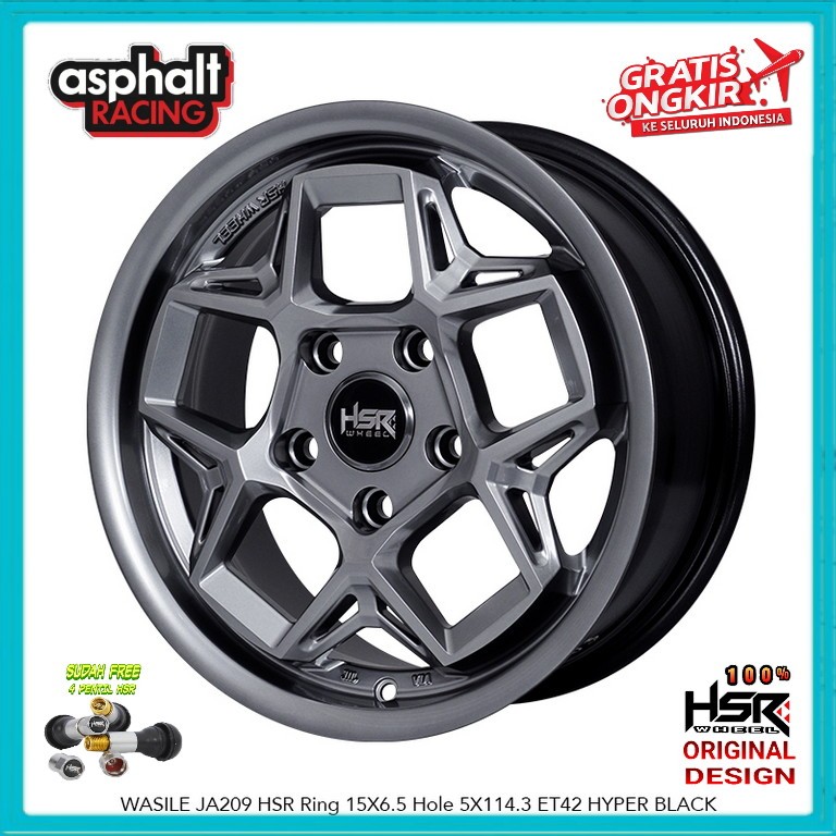 Velg Mobil Hsr Ring 15 Pcd 5x114,3 Untuk Ertiga New Carry Granmax Luxio Hsr Wasile R15