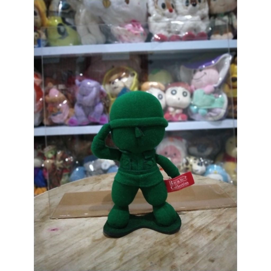 Disney Beans Collection Toy Story Stuffed Green Army Men Original Plush Doll