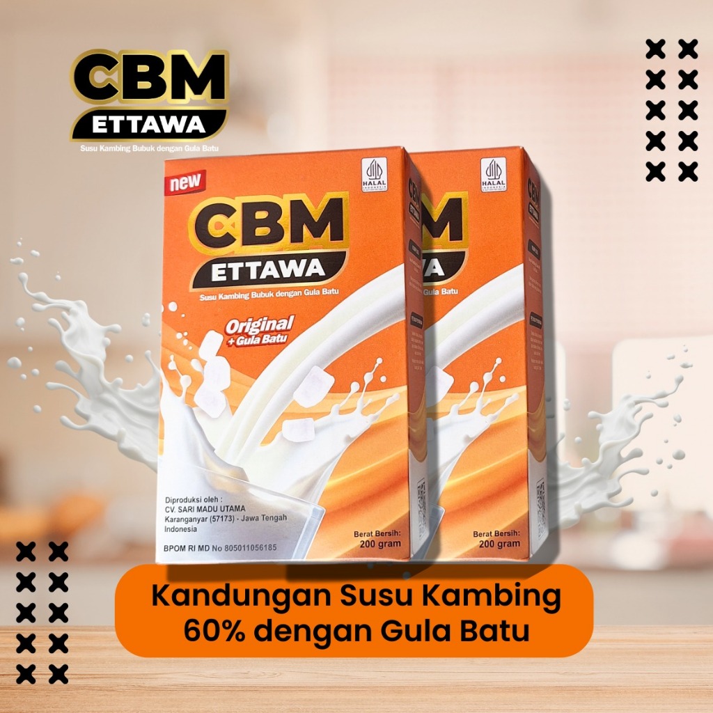 

Susu Kambing Etawa | CBM ETTAWA PLUS GULA BATU Original | Lebih Banyak Kandungan Susu Kambingnya