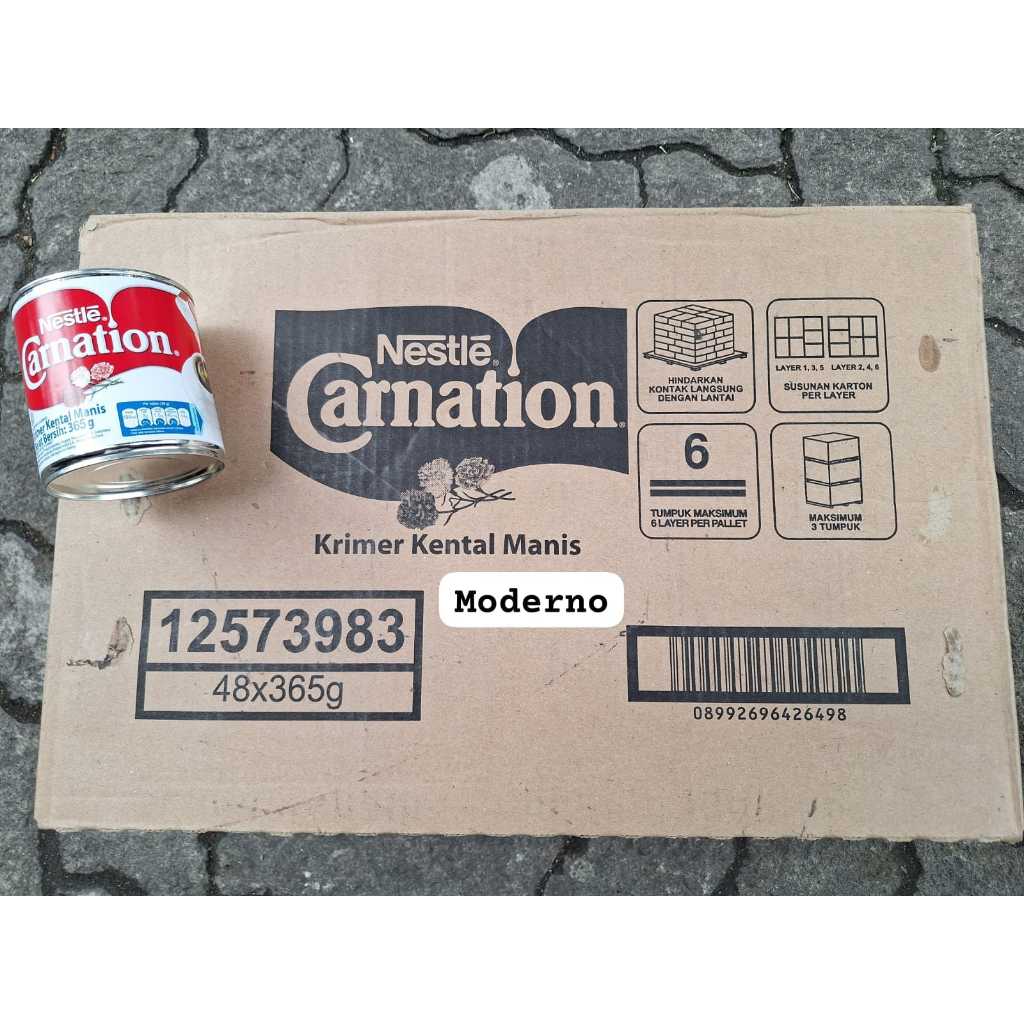 

SKM Susu kental manis Carnation 365gr - perkarton isi 48