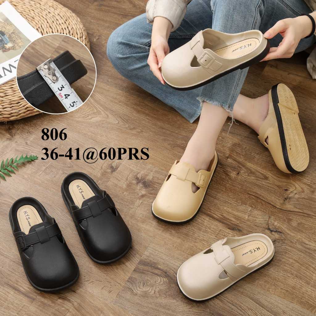 SANDAL SELOP JELLY ALINA IMPORT 069-1 (36-41) SANDAL SELOP PEREMPUAN TERBARU