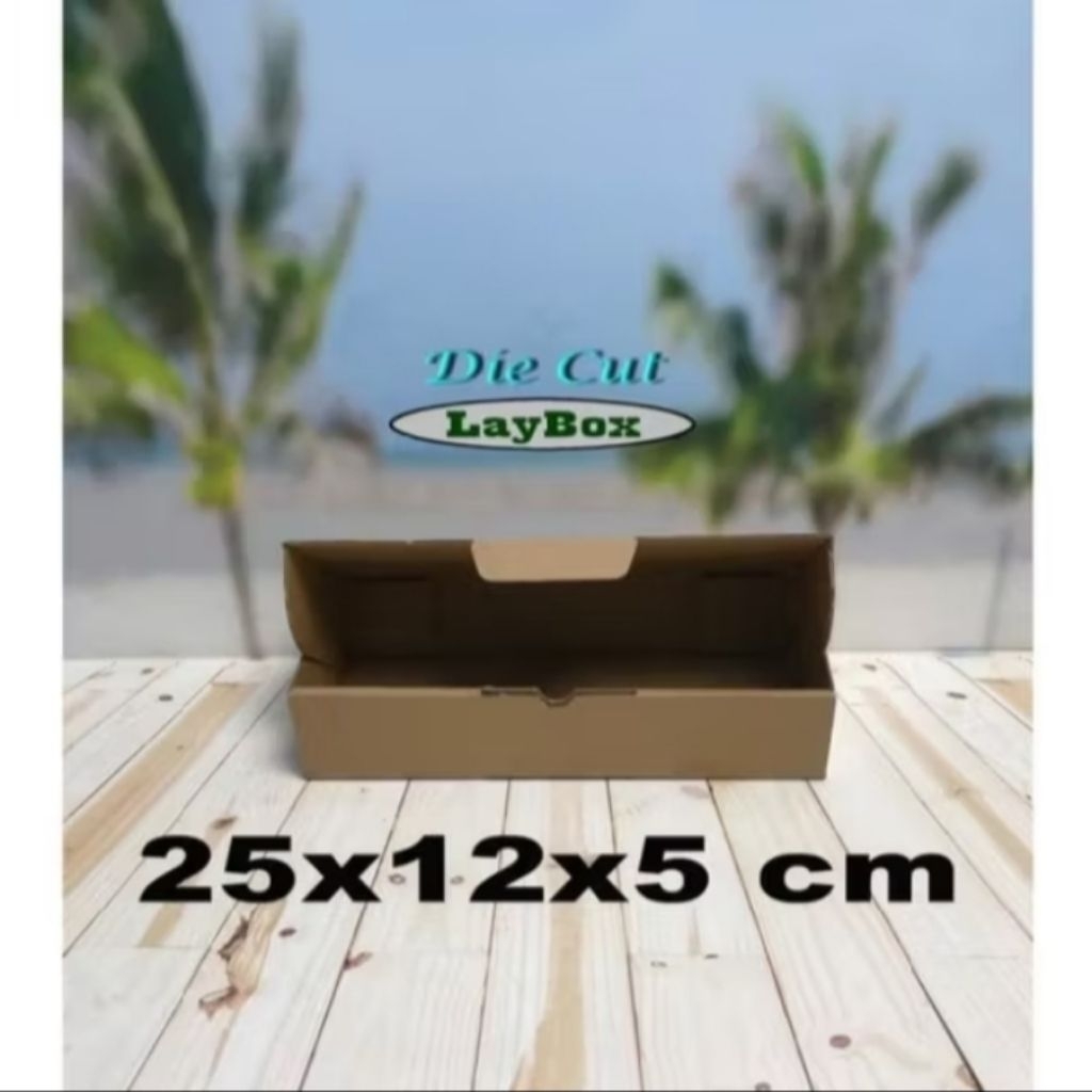 

KARDUS / KARTON / BOX / Uk. 25 x 12 x 5 CM .. DUE DIE CUT .. MODEL DUS PIZZA