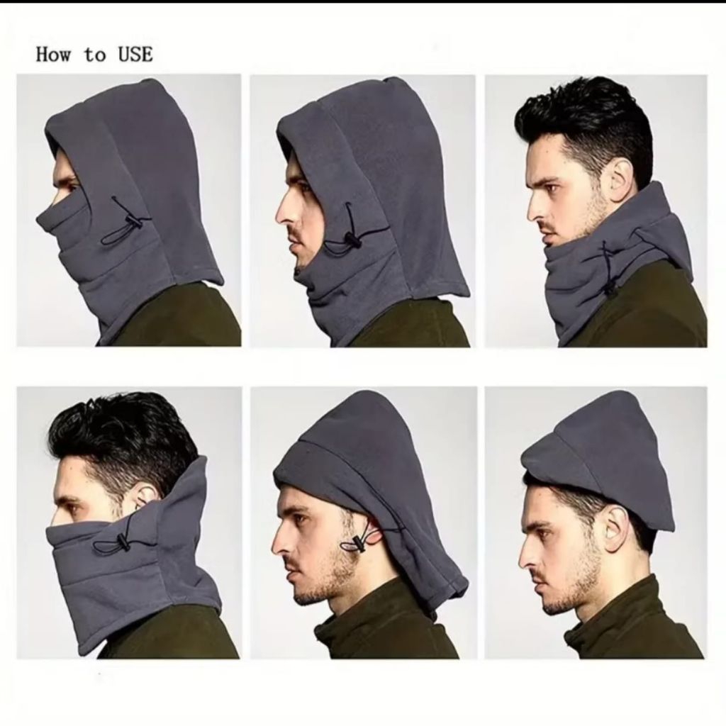 Topi Masker / Topi Polar / Topi Kupluk Masker / Winter Mask / Masker Balaclava