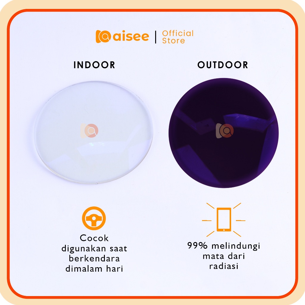 Biaya Lensa Bluecromic Night Drive Normal dan Minus + Cylinder