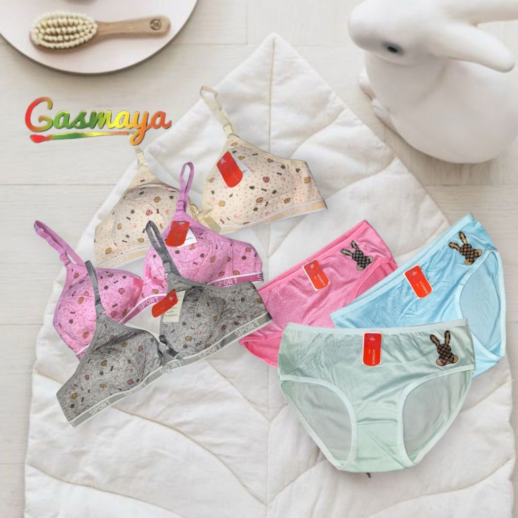 GASMAYA 3304Y, 2823 | Bra anak perempuan paket bundling