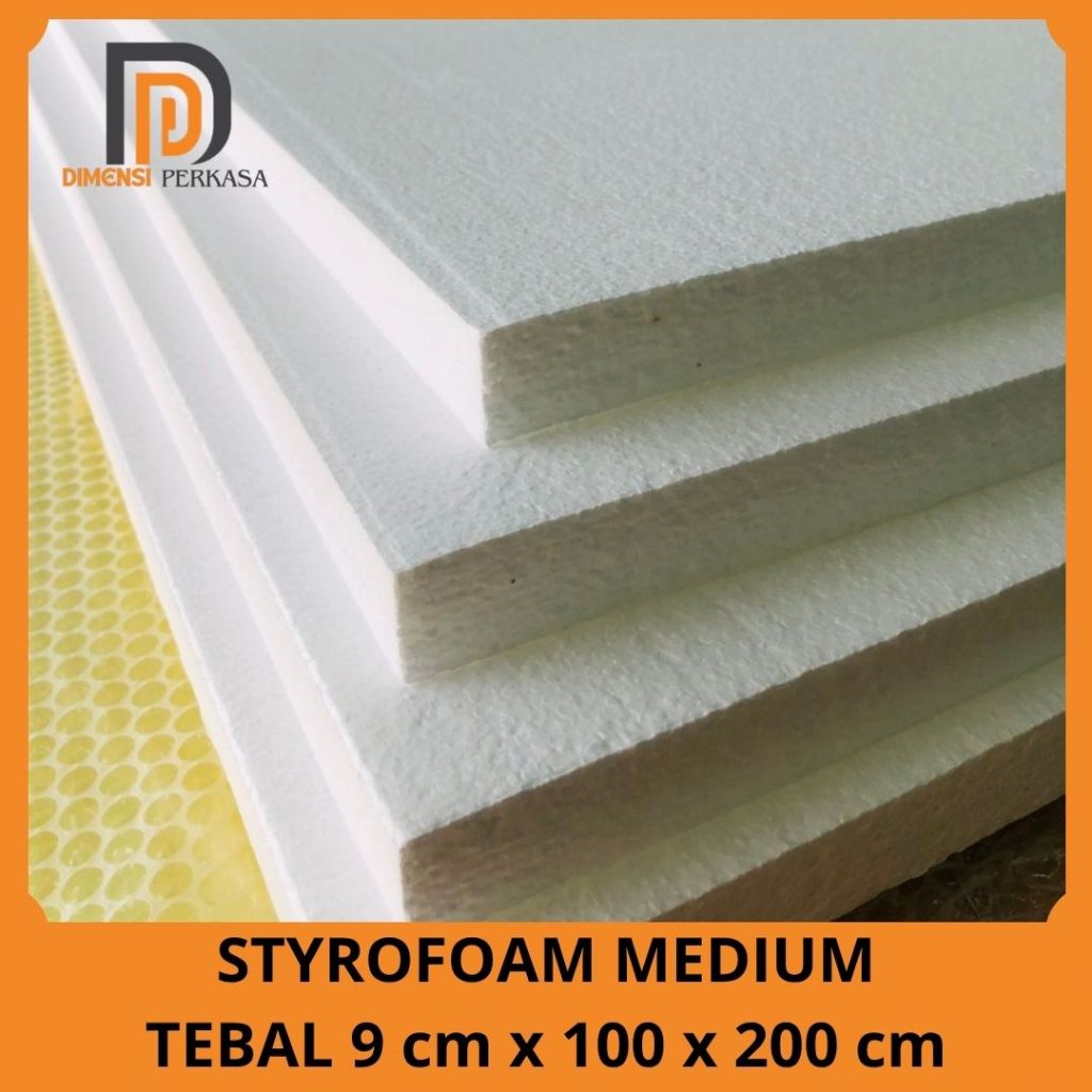 

Styrofoam medium tebal 9 cm 100 x 200 cm