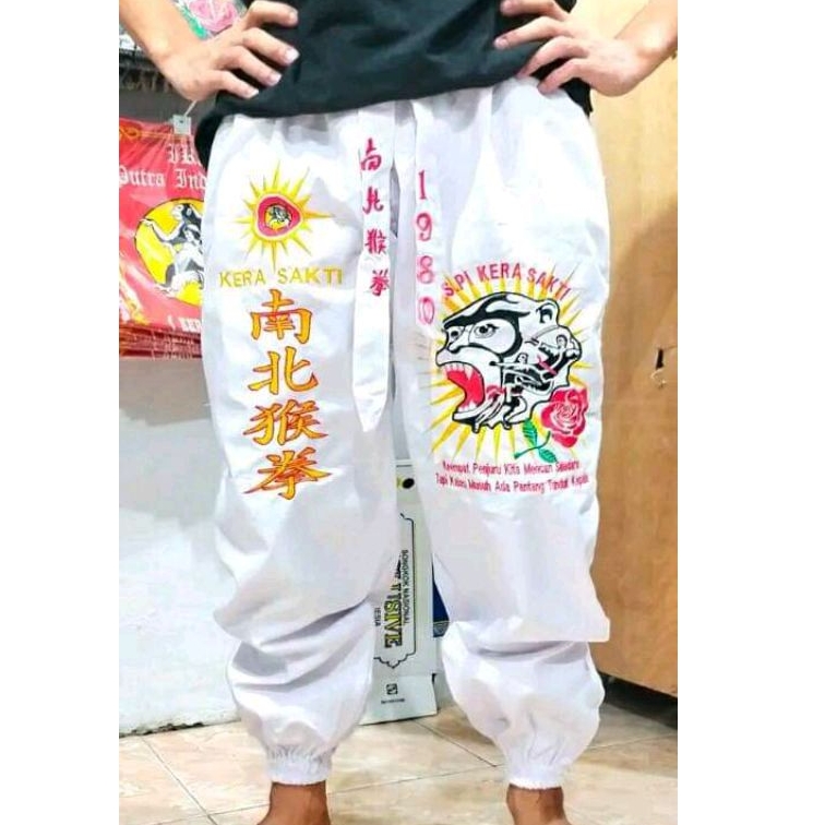 celana putih ikspi kera sakti