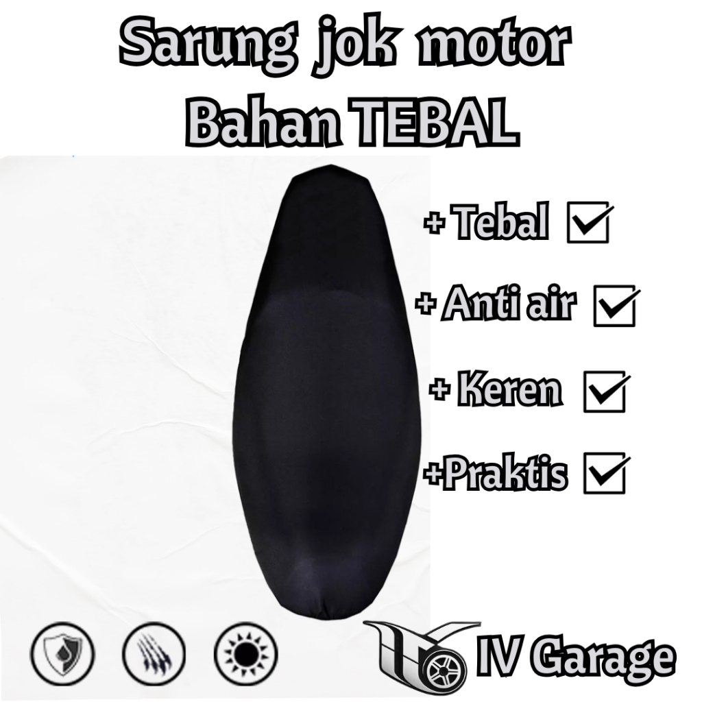 Sarung jok motor cover jok motor anti air bahan lebih tebal sarung jok motor anti air