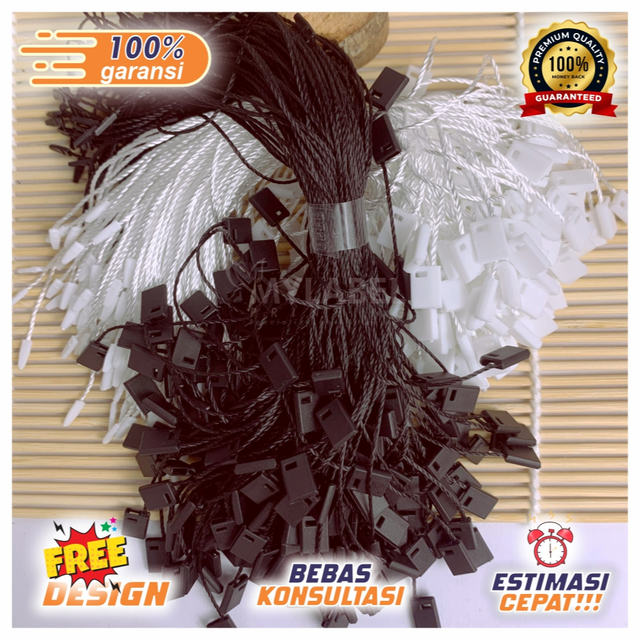 

200 PCS TALI HANGTAG / TALI TAG / TALI MERK / TALI AESTHETIC / TALI BENANG / TALI HANGTAG MURAH