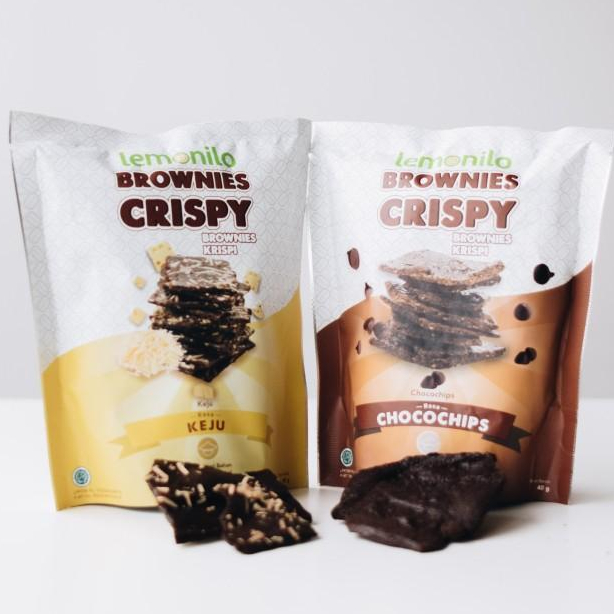 

Snack Coklat Lemonilo Brownies Crispy Rasa Chocolate Keju Coklat Cheese Kue Kering Makanan Ringan
