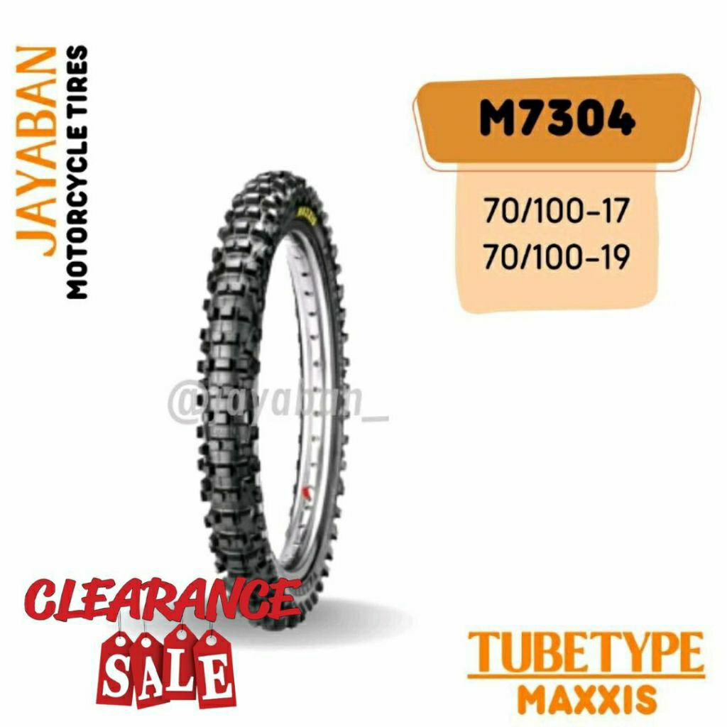 BAN MAXXIS TRAIL / UKURAN 70/100-17 / 70/100-19 / BAN TRAIL TUBETYPE / TYPE M7305 IMPORT MAXXIS