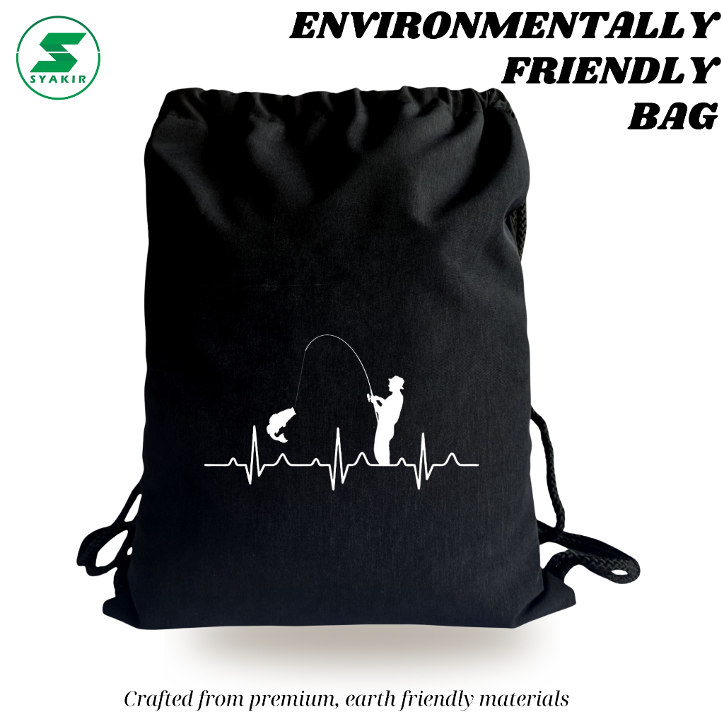 String Bag Tas Serut / Tas Serut Mancing / BISA CUSTOM LOGO