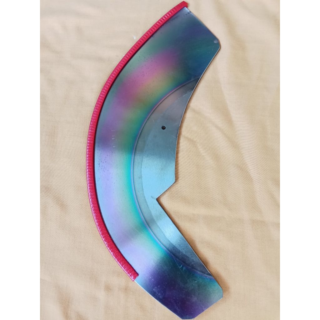 pisau gobang rajang HSS D2 pelangi