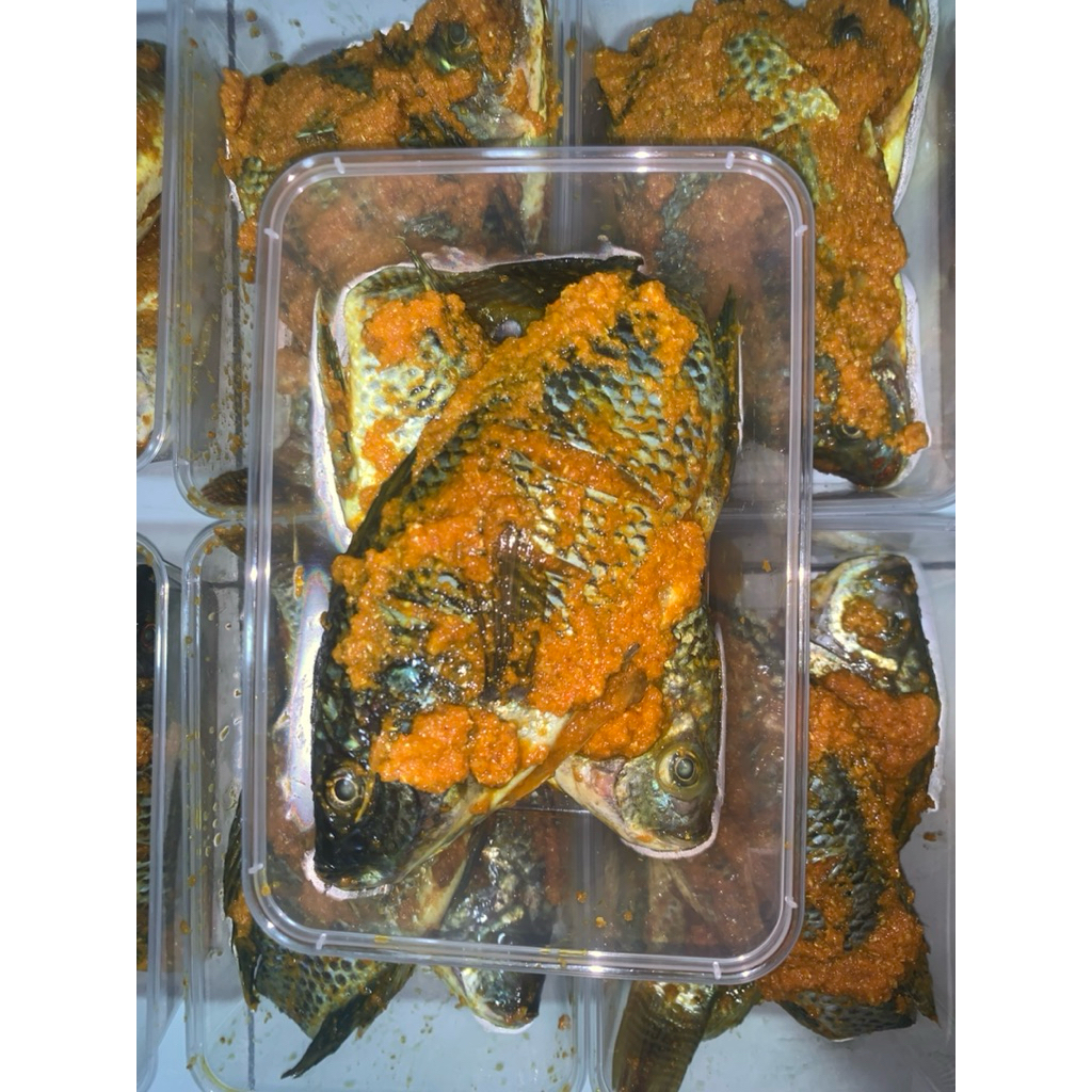 

Ikan Mujair Mujaer Bumbu Kuning 1/2kg / 450gr-500gr Frozen Food Ikan Mujair Marinasi siap masak goreng Murah