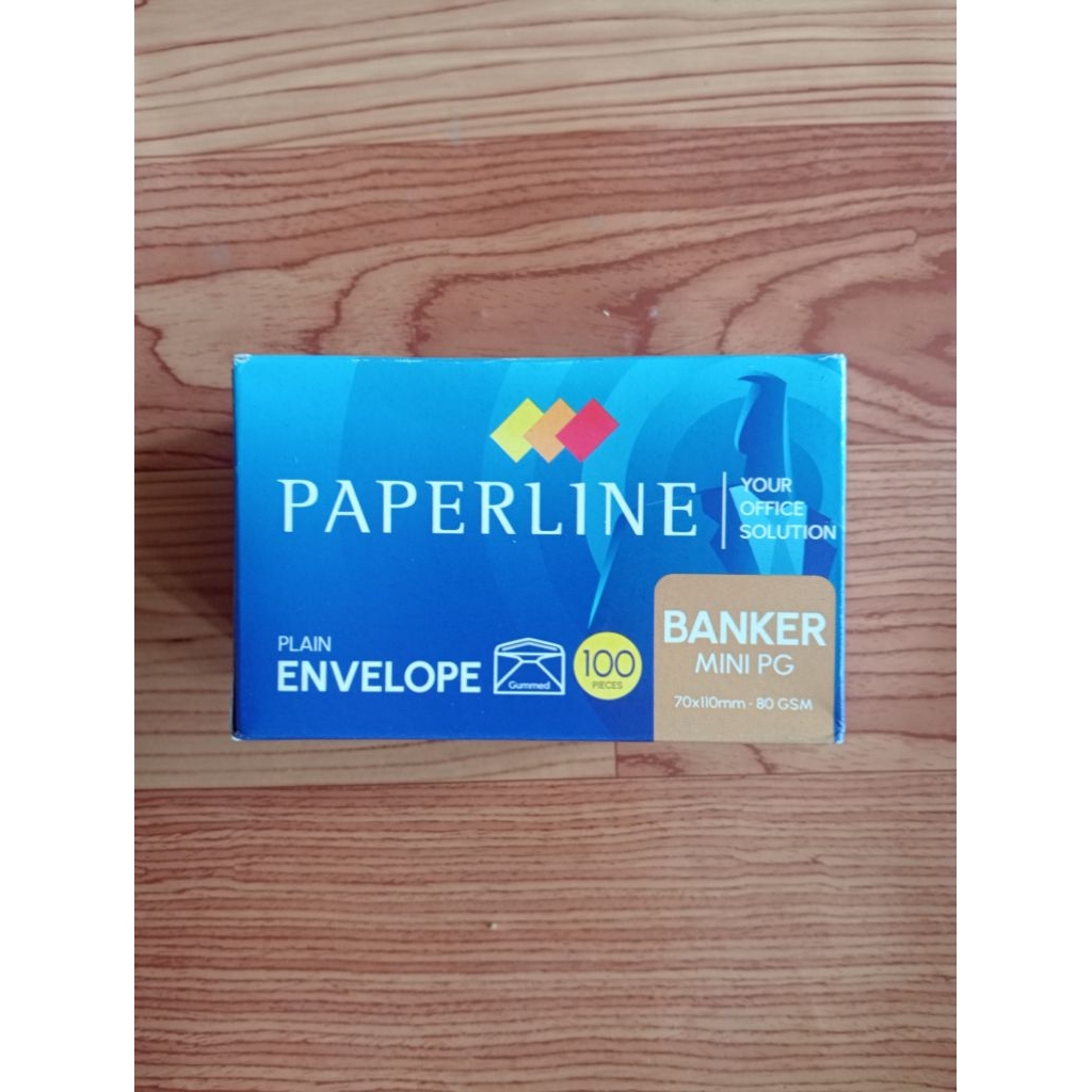 

Amplop Putih Saku Banker Paperline