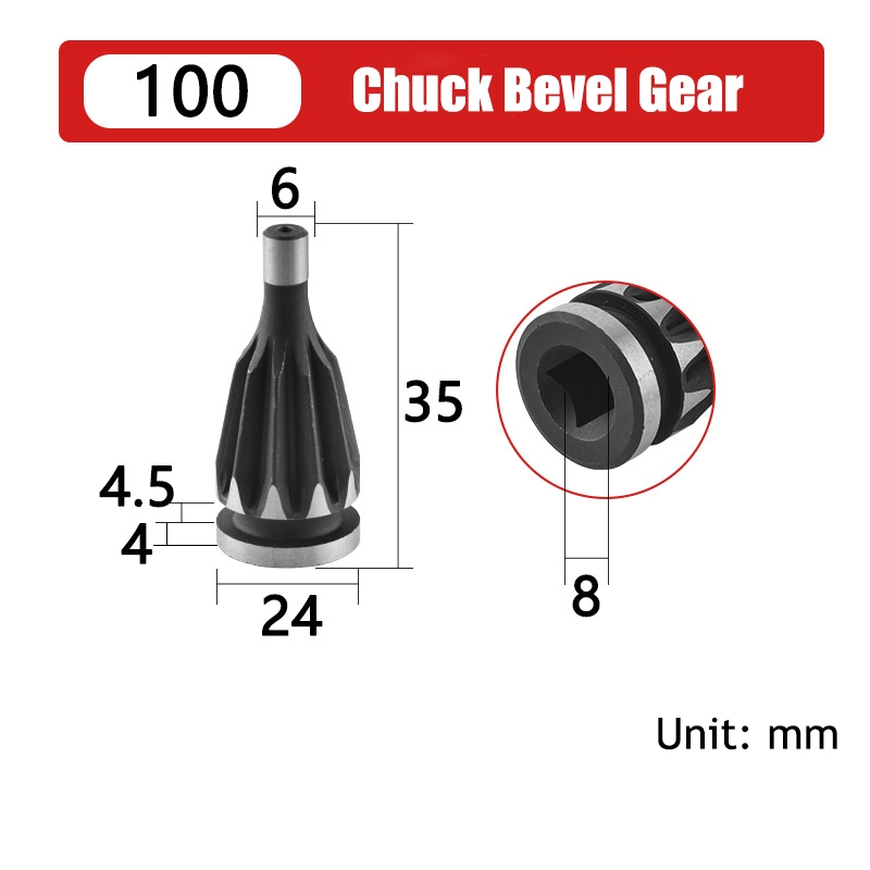 Pinion Lathe Chuck Three Jaw Chuck Pemusat Roda Gigi Bevel Accessories Multifungsi Praktis