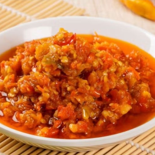 

SAMBAL BAWANG PEDAS LEZAT 150 GR LOMBOK PRAKTIS SIAP SAJI