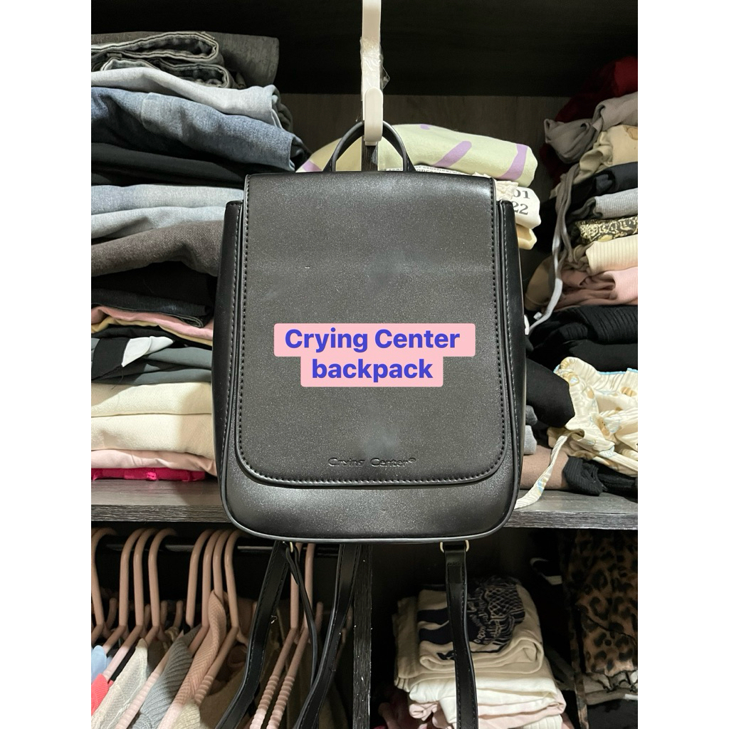 crying center cc backpack black