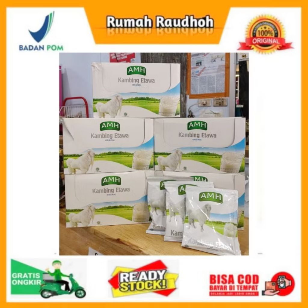 

SUSU KAMBING ETAWA BUBUK AMH RASA ORIGINAL PERSACHET