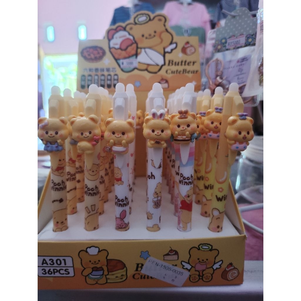 

PULPEN BUTTER BEAR PENA BUTTER BEAR PULPEN WINNIE THE POOH
