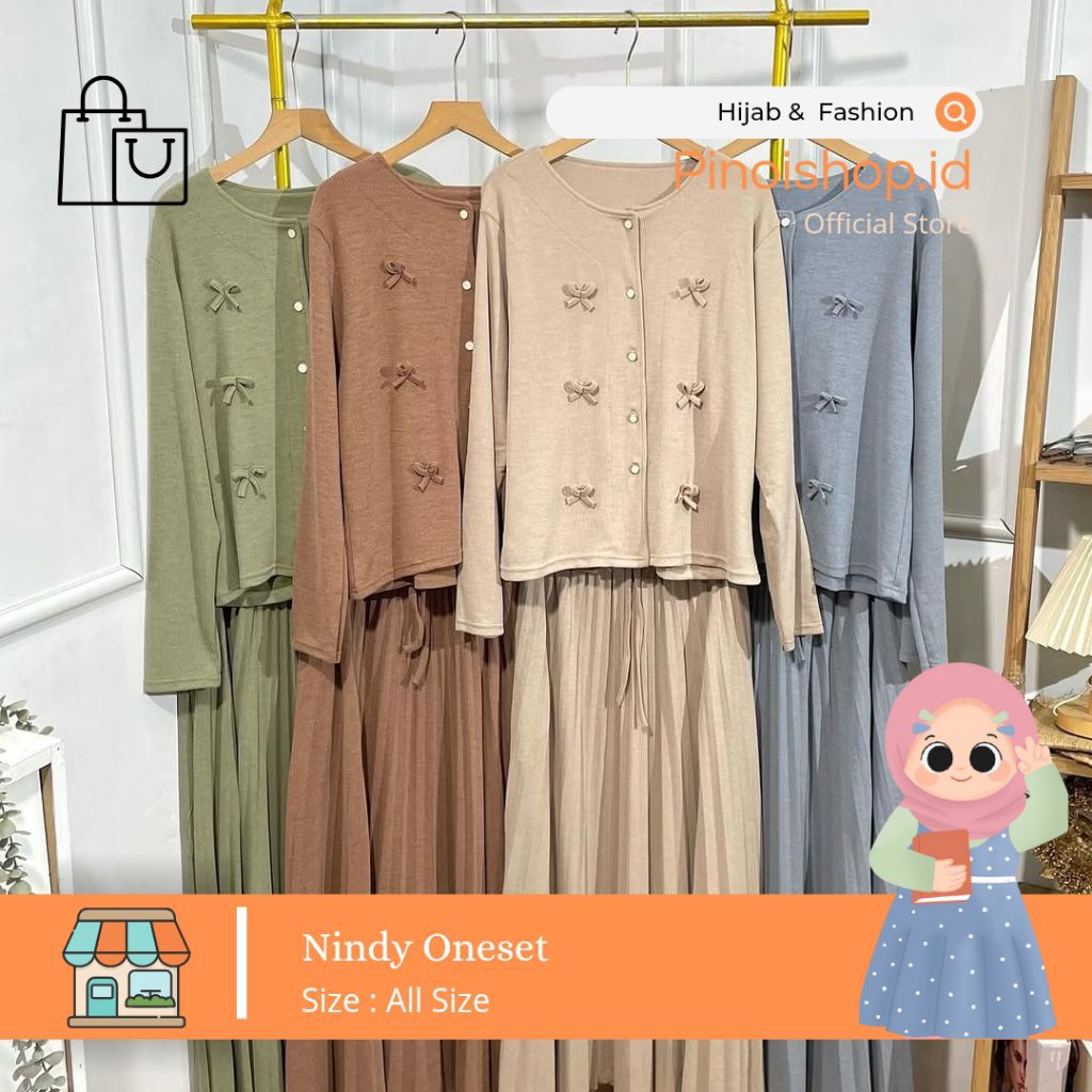 Nindy One Set | Fashion | Code : JW | Pinoishop.id