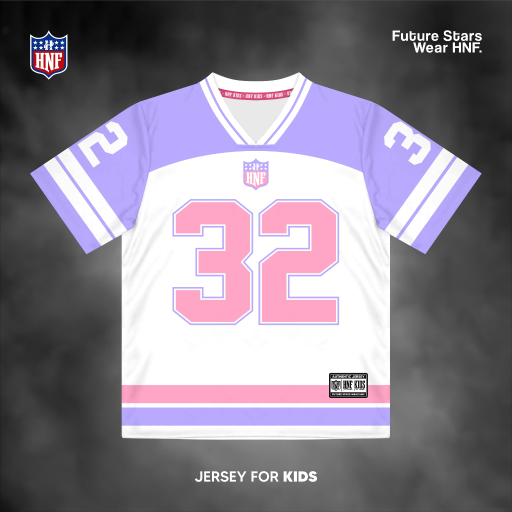 Jersey HNF KIDS Series Number 32 / Jersey Bahan Dryfit Brazil Full Printing / Jersey Vintage Casual 