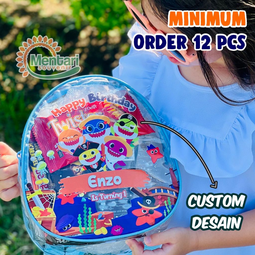 

EGGA BAG Tas Ulang Tahun Anak Custom Ransel Telur Budget Ultah Souvenir TK Sekolah Goodie Bag