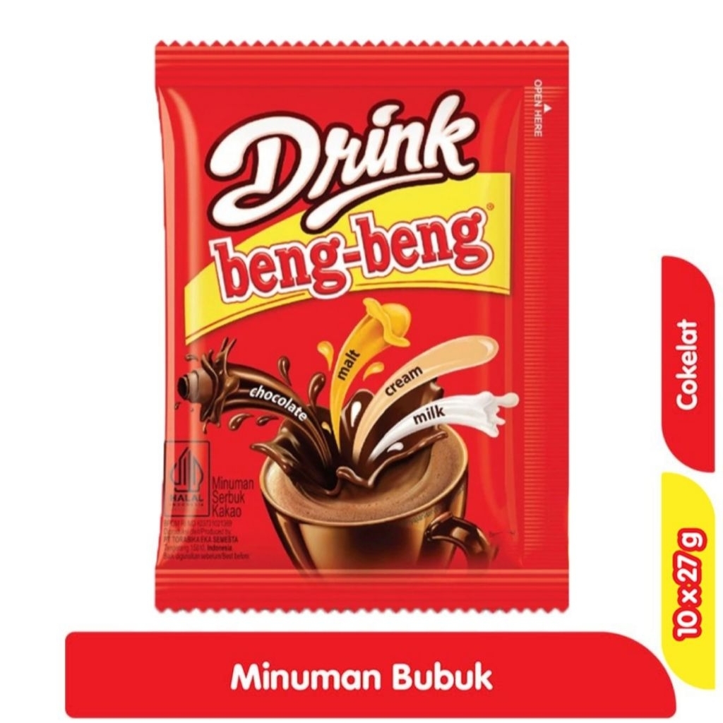 

Drink beng-beng minuman serbuk cokelat isi 10x27 gram