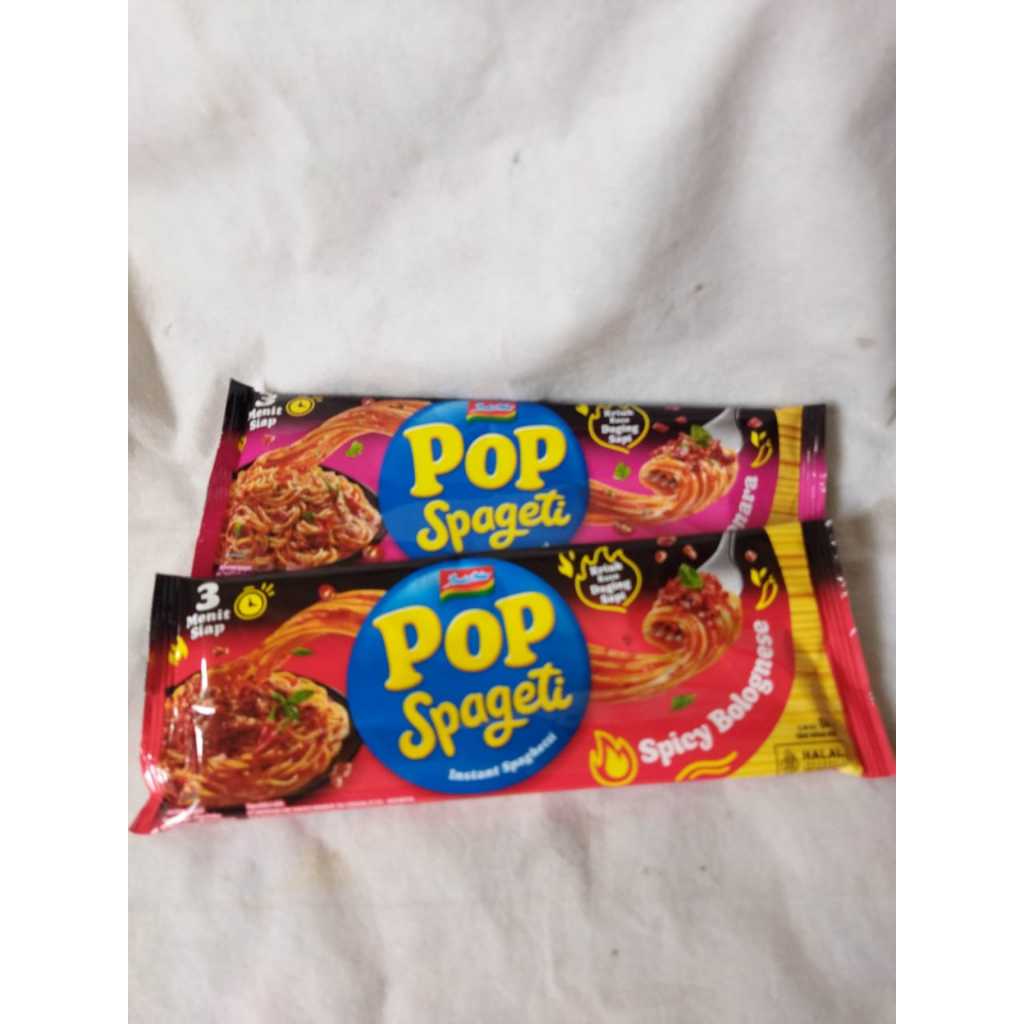 

INDOMIE POP SPAGETI spicy carbo bolognese