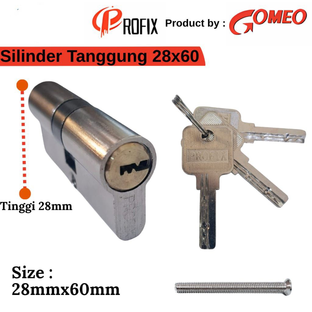 Silinder Kunci Tanggung /Sedang/ Medium Model Komputer | PROFIX