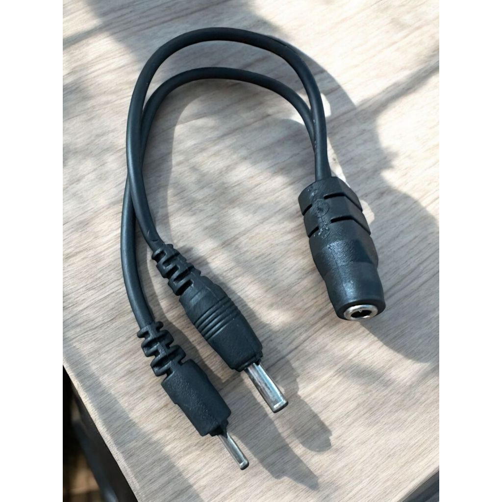 CUCI GUDANG Kabel Jack DC Splitter DC Adaptor CCTV Emergency Senter Kepala  Hp Nokia Jadul 2 Cabang 