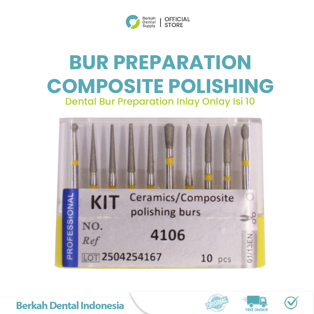 Dental Bur Prep Composite Polishing