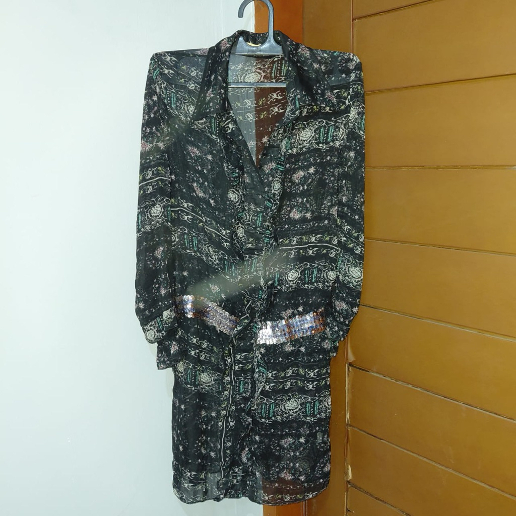 Dress Wanita Belt Bling Bling