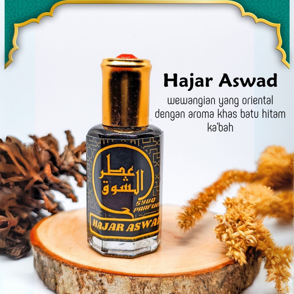 HAJAR ASWAD  | PARFUM IBADAH | PARFUM SHOLAT| PARFUM NON ALKOHOL | ASLI ARAB