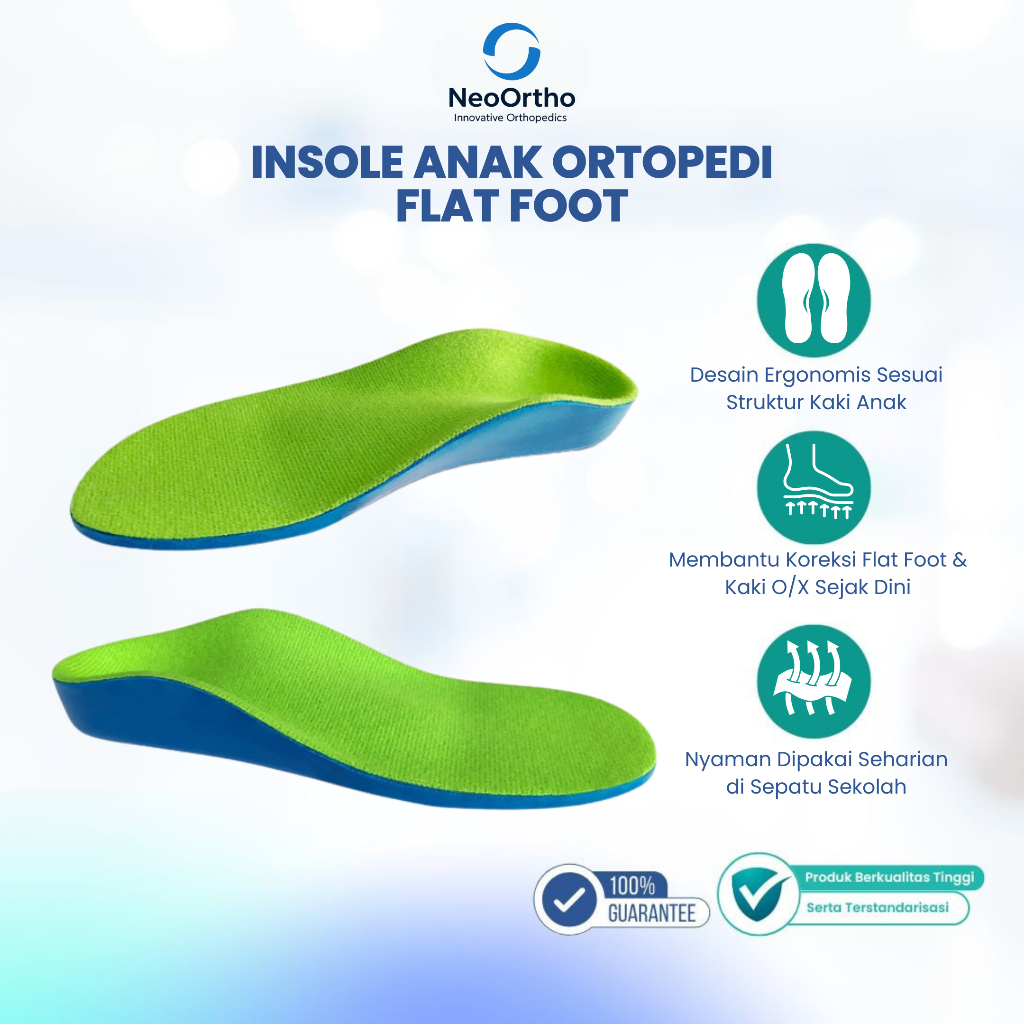 NeoOrtho - Childern's Orthopedic Insole - Insole Ortopedi Anak