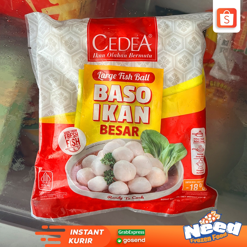 

CEDEA BASO IKAN BESAR 500GR | SEAFOOD CEDEA | BAKSO IKAN FROZEN